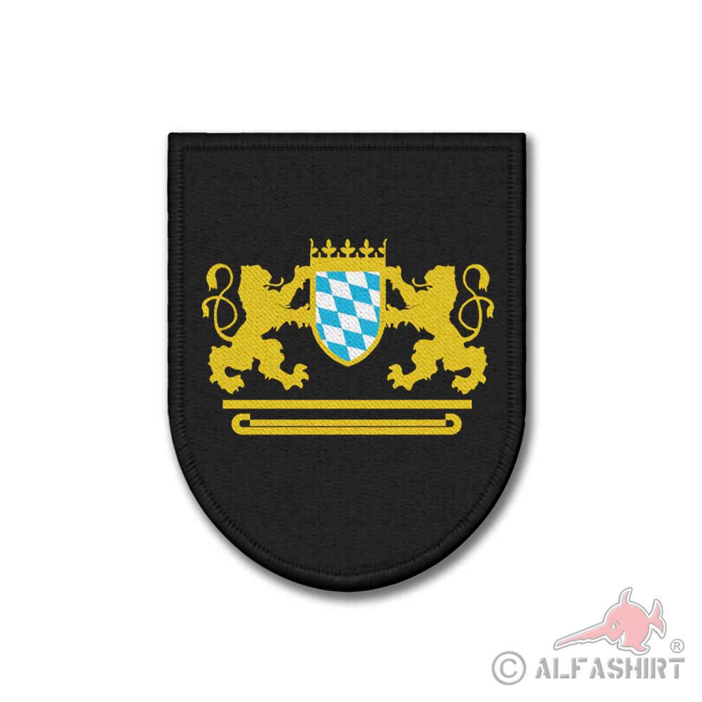 Patch Bavaria Freistaat national emblem coat of arms badge patch 9x7cm # 36862