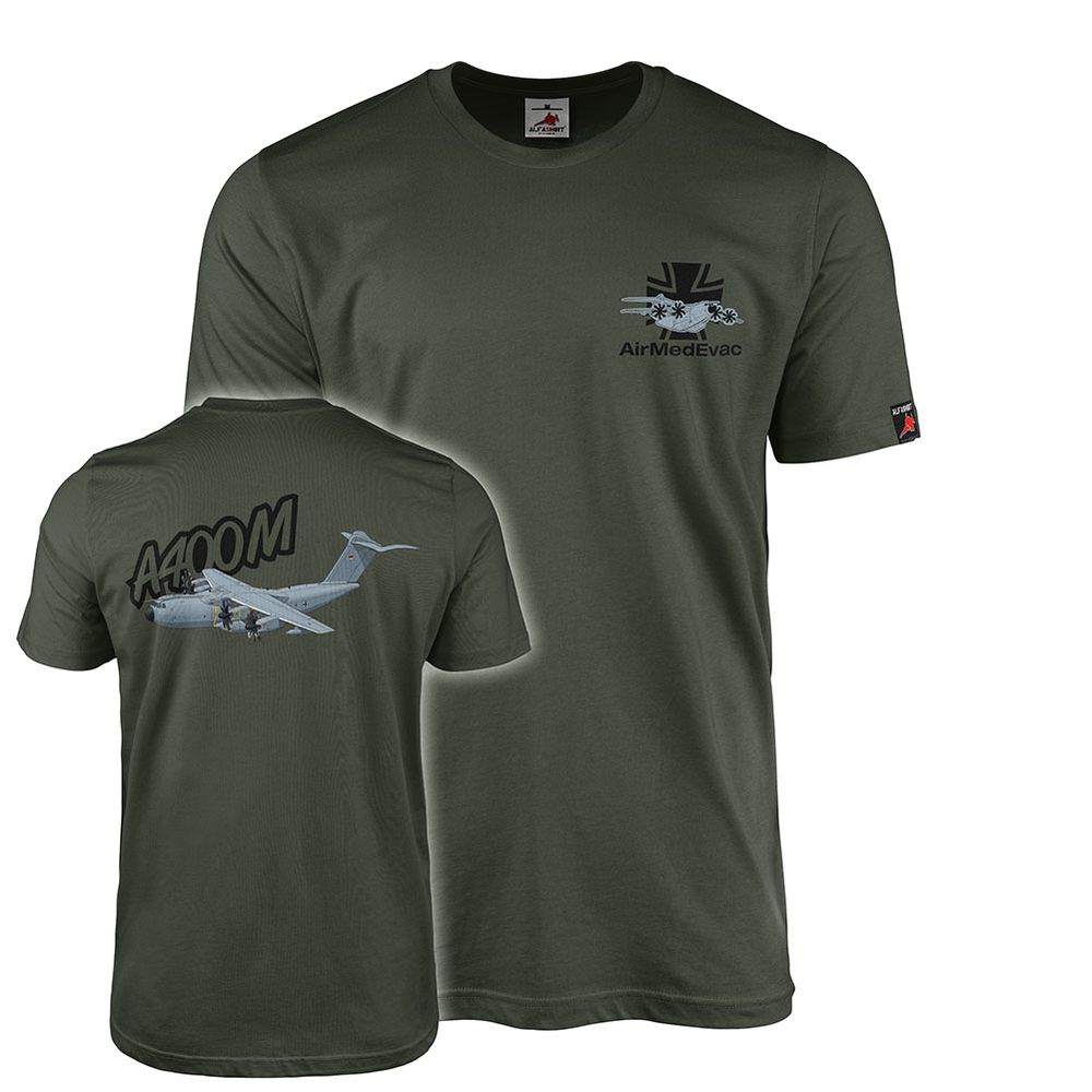 T-Shirt A400M Flugzeug Bundeswehr militärisches Transportflugzeug T-Shirt #47469