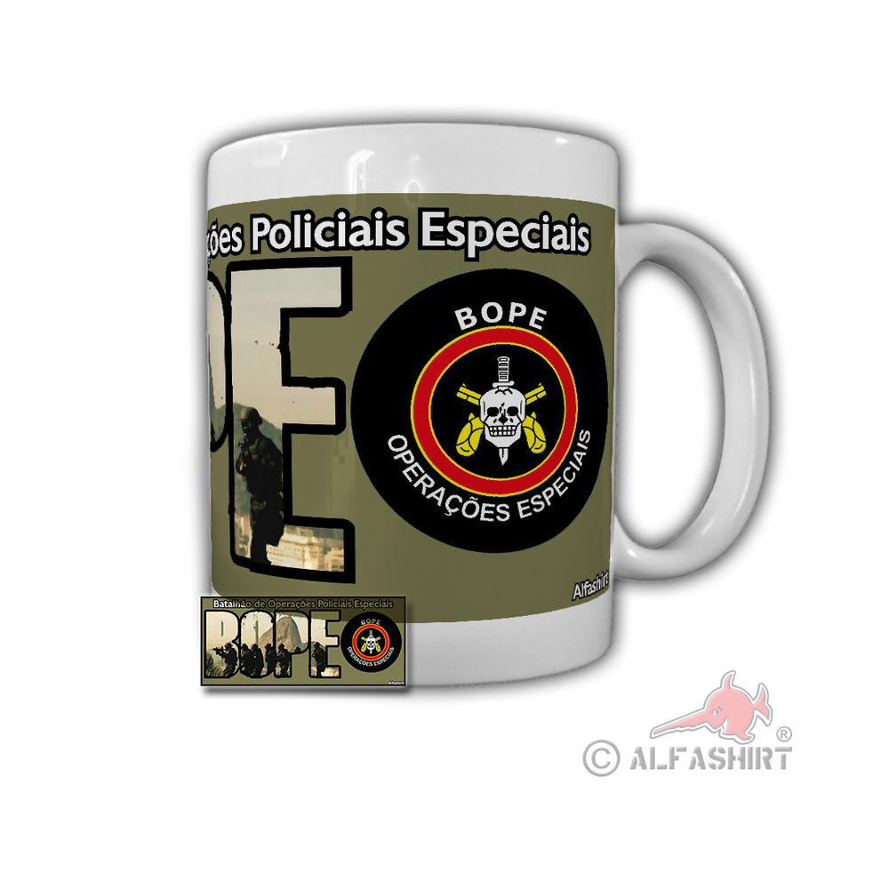 Tasse Bope Batalhao de Operacoes Policias Especiais Rio de Janiero #32062