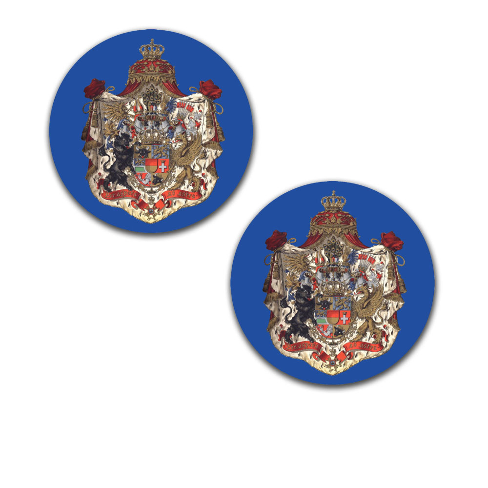 Mecklenburg Schwerin Kfz Kennzeichen Europa Aufkleber Herzogtum 3,5cm A5054