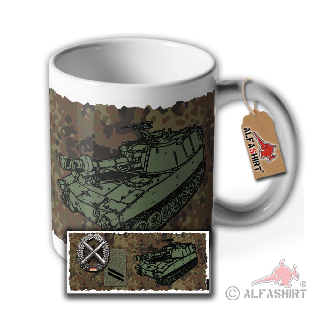 Tasse Artillerie M109 Obergefreiter Dienstgrad Bundeswehr Panzerhaubitze #35720