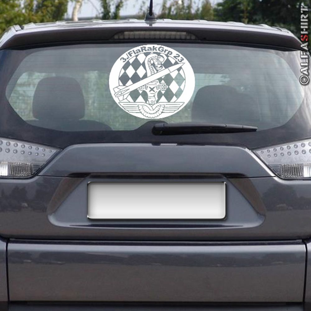 Sticker 3 FlaRakGrp 23 BW anti-aircraft missile group 23 30x30cm # A312