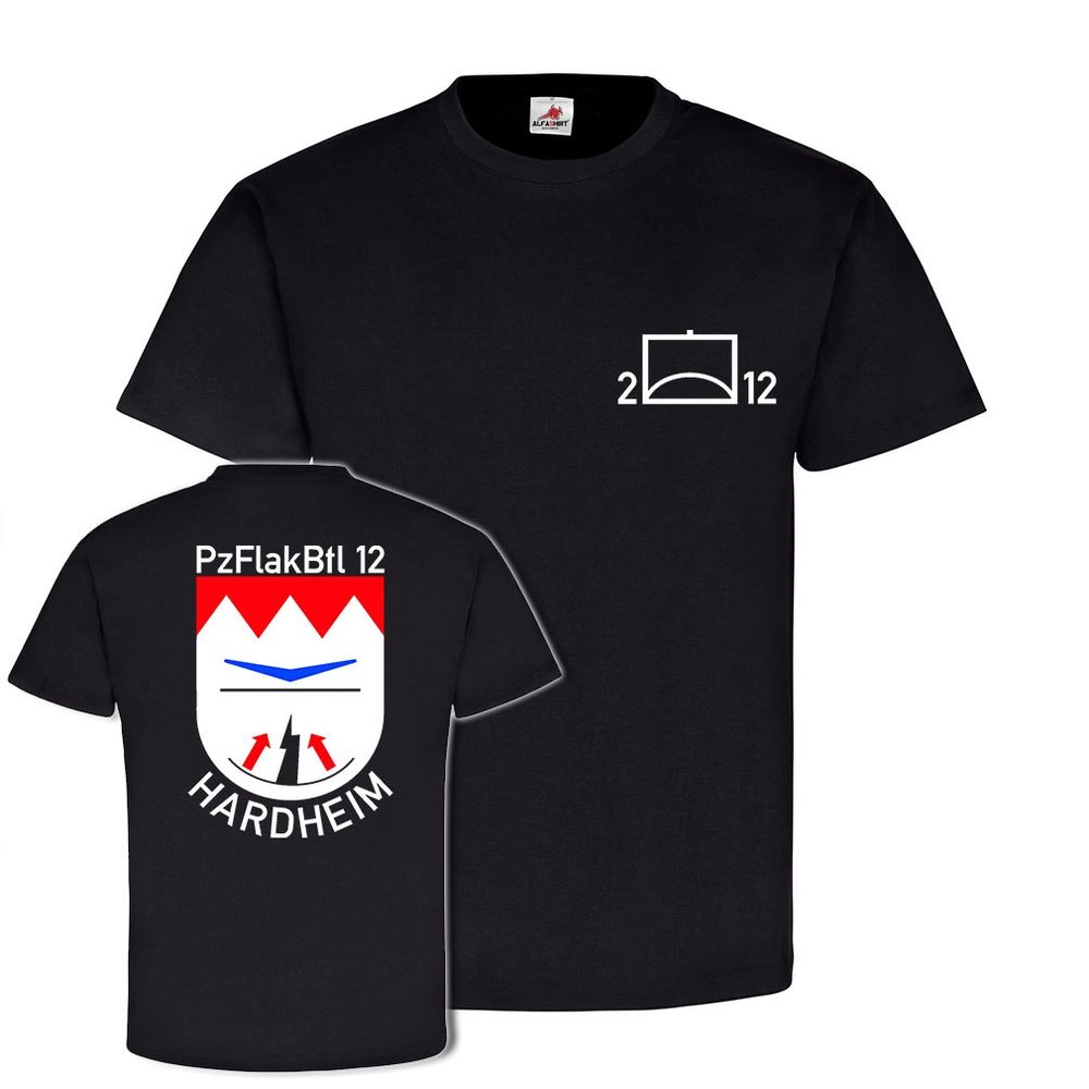 2 PzFlakBtl 12 Hardheim Gepard Panzerflugabwehrkanonenbataillon - T Shirt #18415
