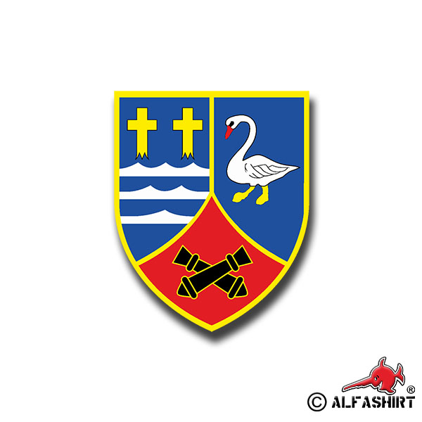 PzArtBtl 325 Aufkleber Sticker Wappen Panzerartilleriebataillon 7x6cm #A1050