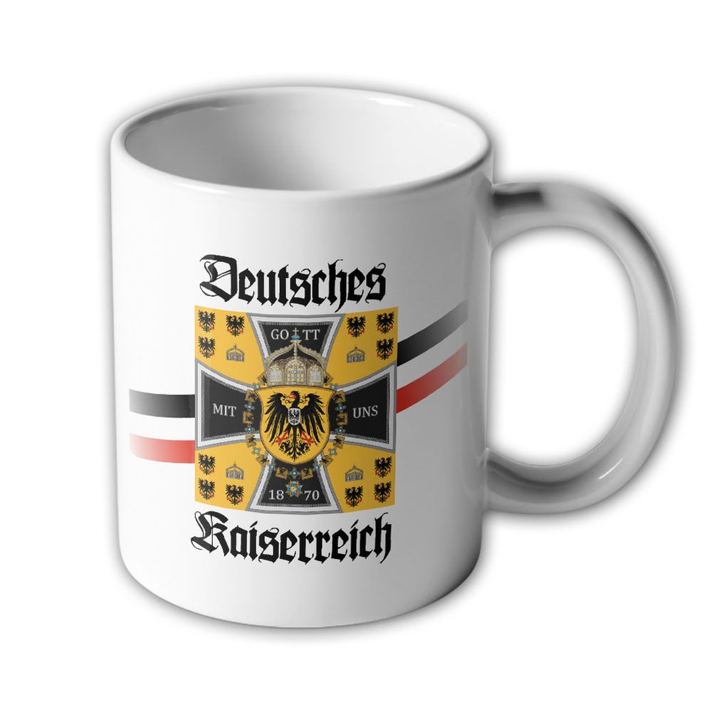 Tasse Deutsches Kaiser-Reich 1870 Monarchie König von Preußen Wilhelm #46823