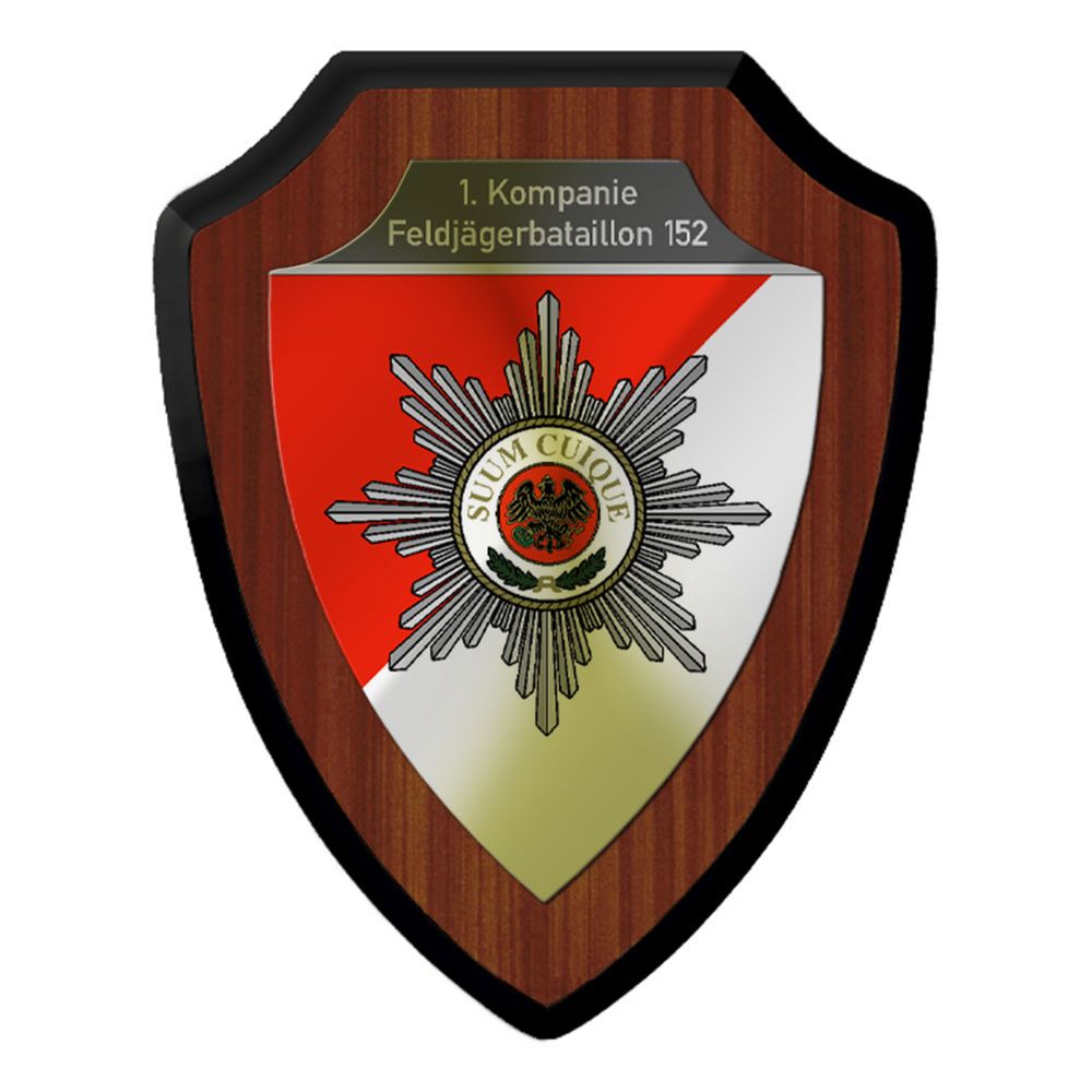 Wappenschild 1 Feldjägerbataillon 152 FJg KdoFJgBw Feldjägertruppe -#44040