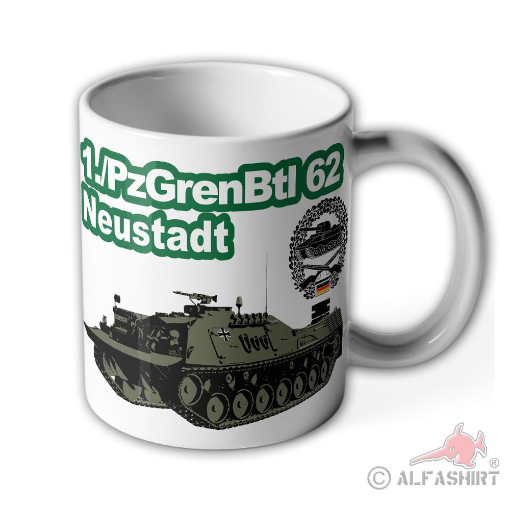 Tasse 1 PzGrenBtl Panzergrenadierbataillon Panzer Grenadier Bataillon 62 #41612