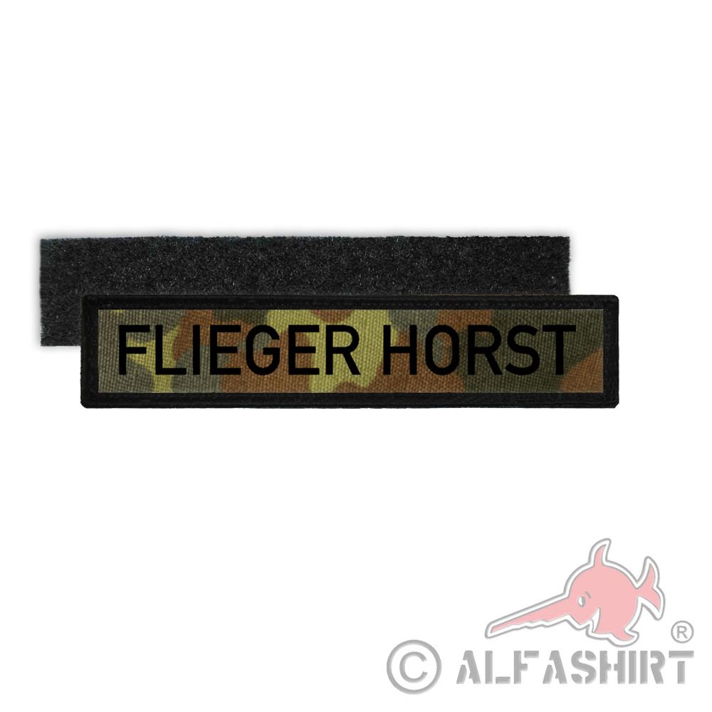 Patch name tag Flieger Horst Luftwaffe BW Air Base Bundeswehr # 35026