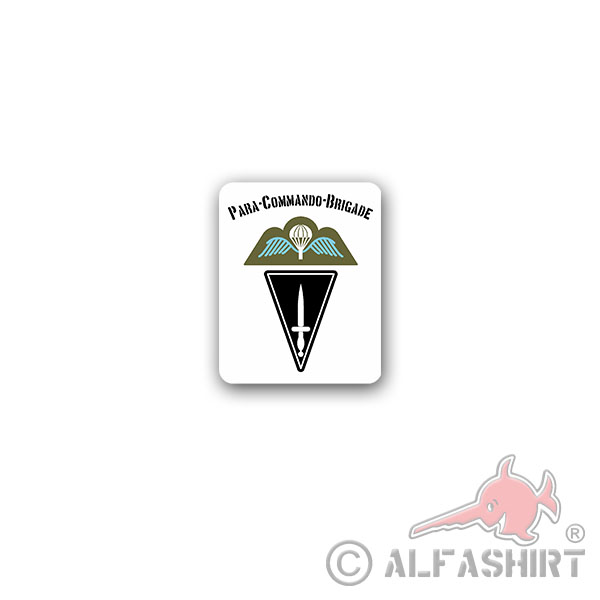 Sticker Para Commando Brigade Military Association Army 5x7cm A3338