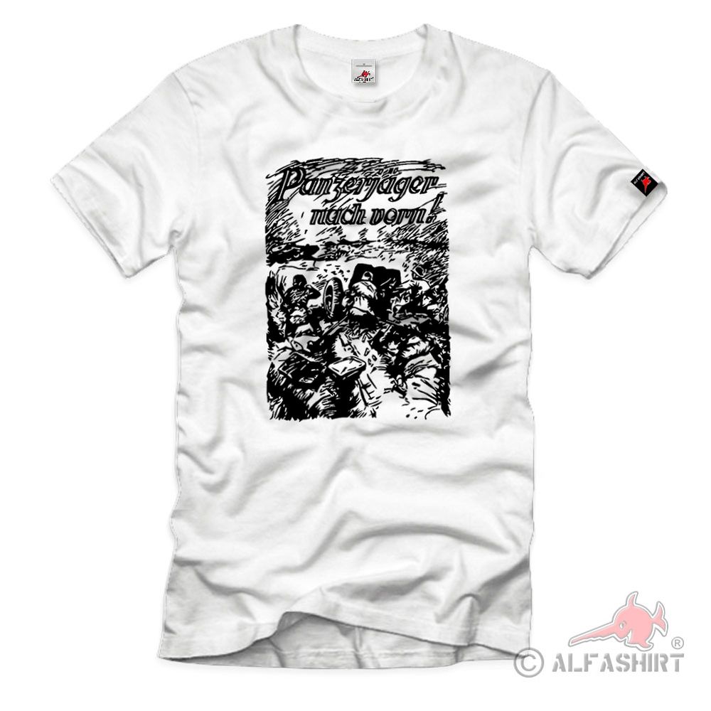 Panzerjäger nach vorn Panzerabwehrkanone 3,7cm Pak Zeichnung - T Shirt #15463