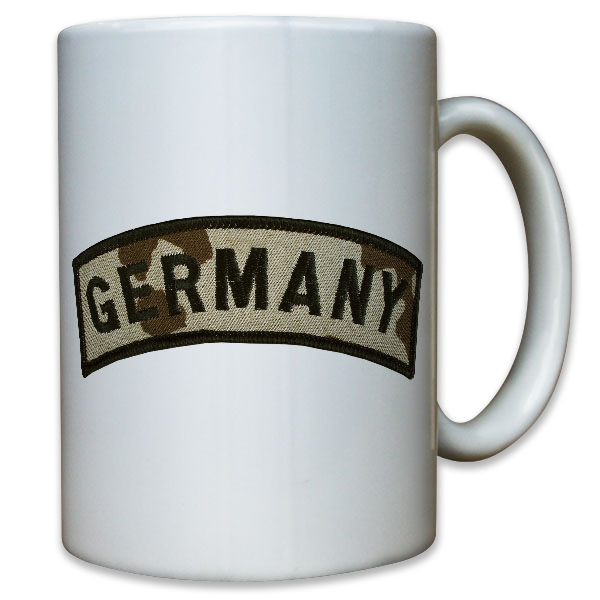 Abzeichen Germany Aufnäher Wüstentarn Afghanistan Einsatz Ärmel - Tasse #10934