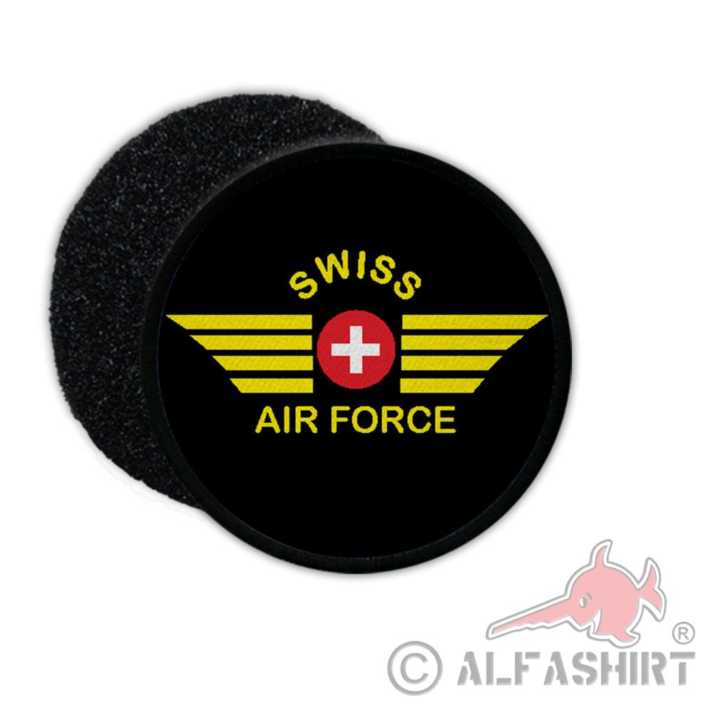Swiss Air Force Patch Schweizer Luftwaffe Abzeichen Aufnäher Kreuz Schweiz#37221