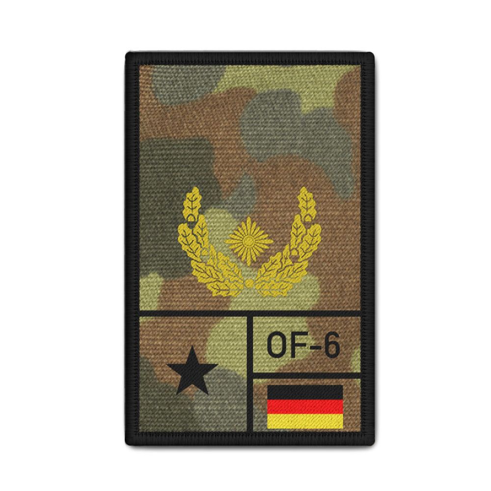 Rank Patch Bundeswehr Heer Luftwaffe Marine Flecktarn #BW-Patch