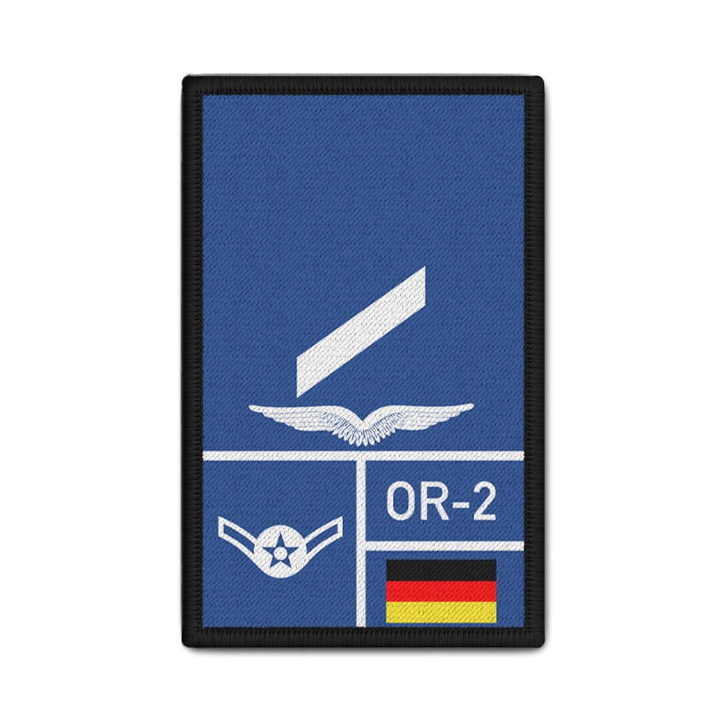 Rank Patch Bundeswehr Heer Luftwaffe Marine Navy Blau #BW-Patch