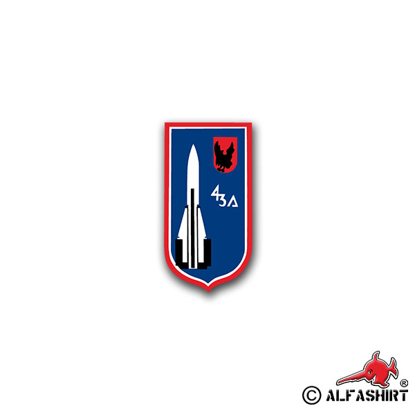 Aufkleber/Sticker 43A Hawk Wachtmeester Kaserne Maenhout Brakel 4x7cm A1588