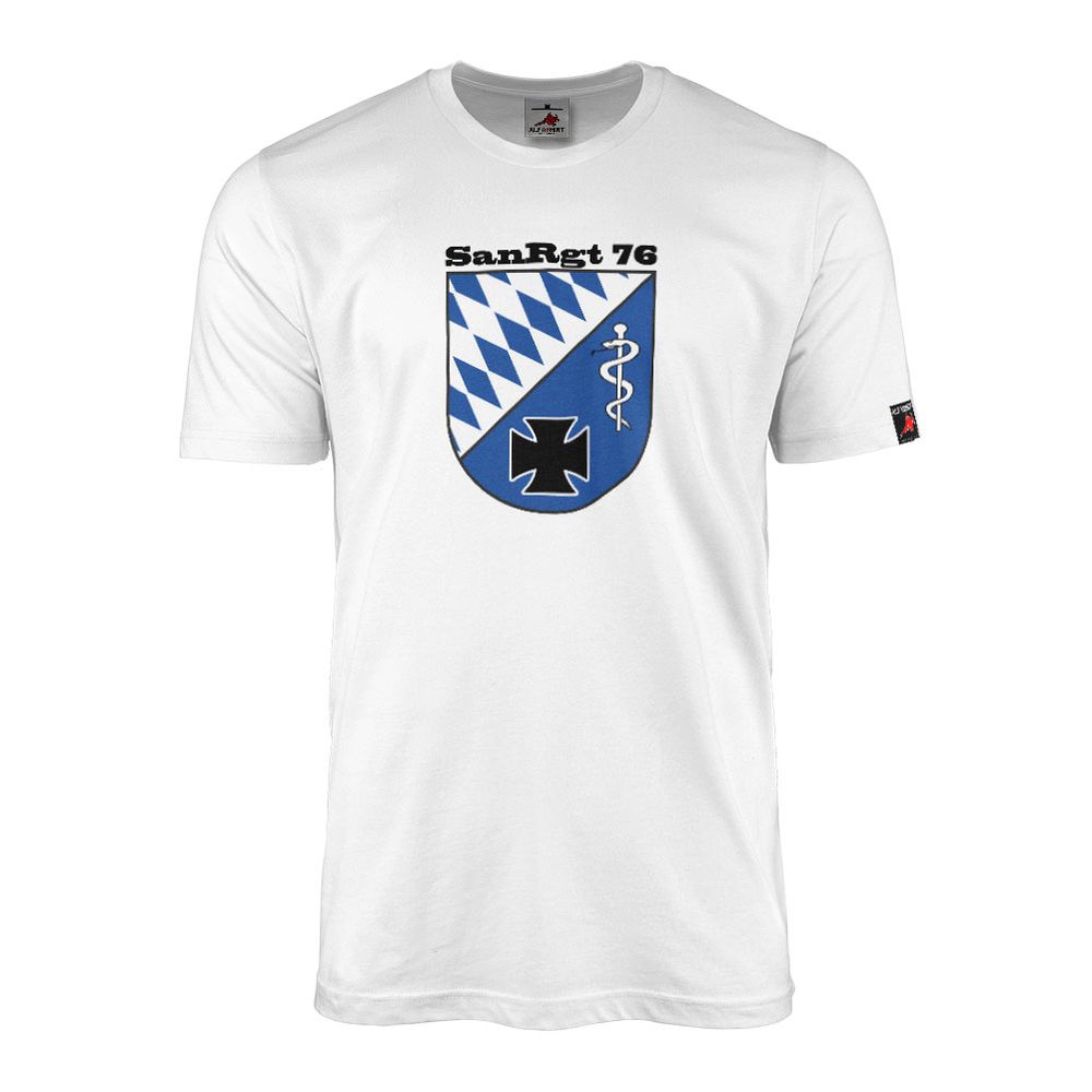 SanRgt 76 Sanitäts Regiment 76 Bundeswehr Militär Wappen - T Shirt #8172