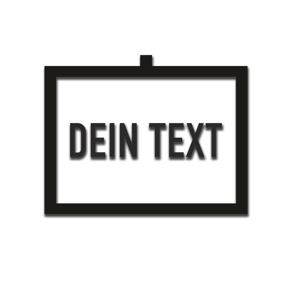 Tactical signs Desired text Bundeswehr Aufklber Symbol BW Bund 10x8cm # A5729