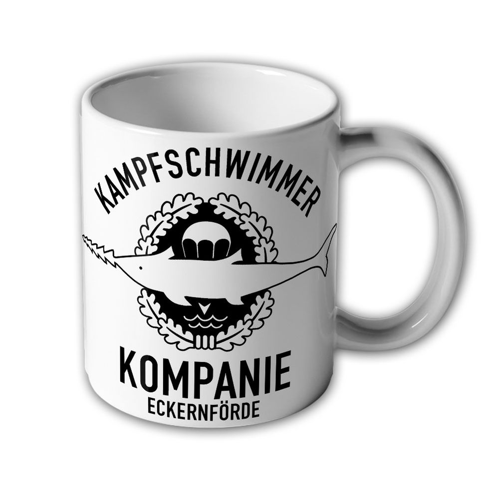 Tasse Kampfschwimmer Kompanie Eckernförde Logo Wappen Abzeichen Marine #31427