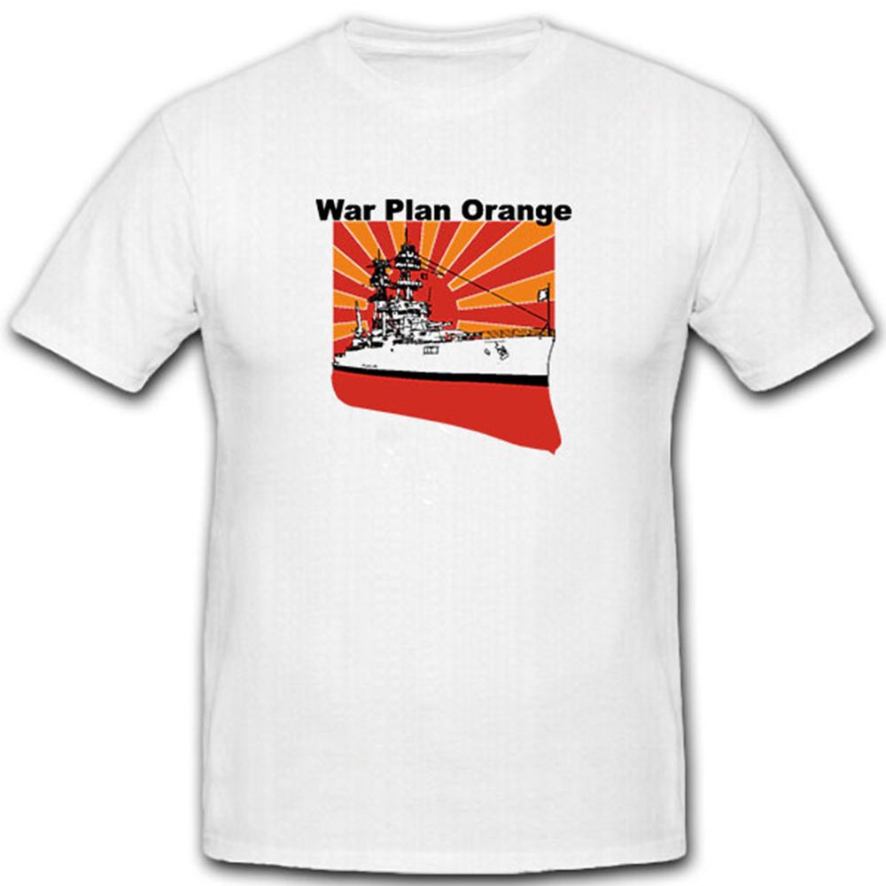 War Plan Orange Amerika USA Krieg Japan Schiff Schlachtschiff - T Shirt #5516