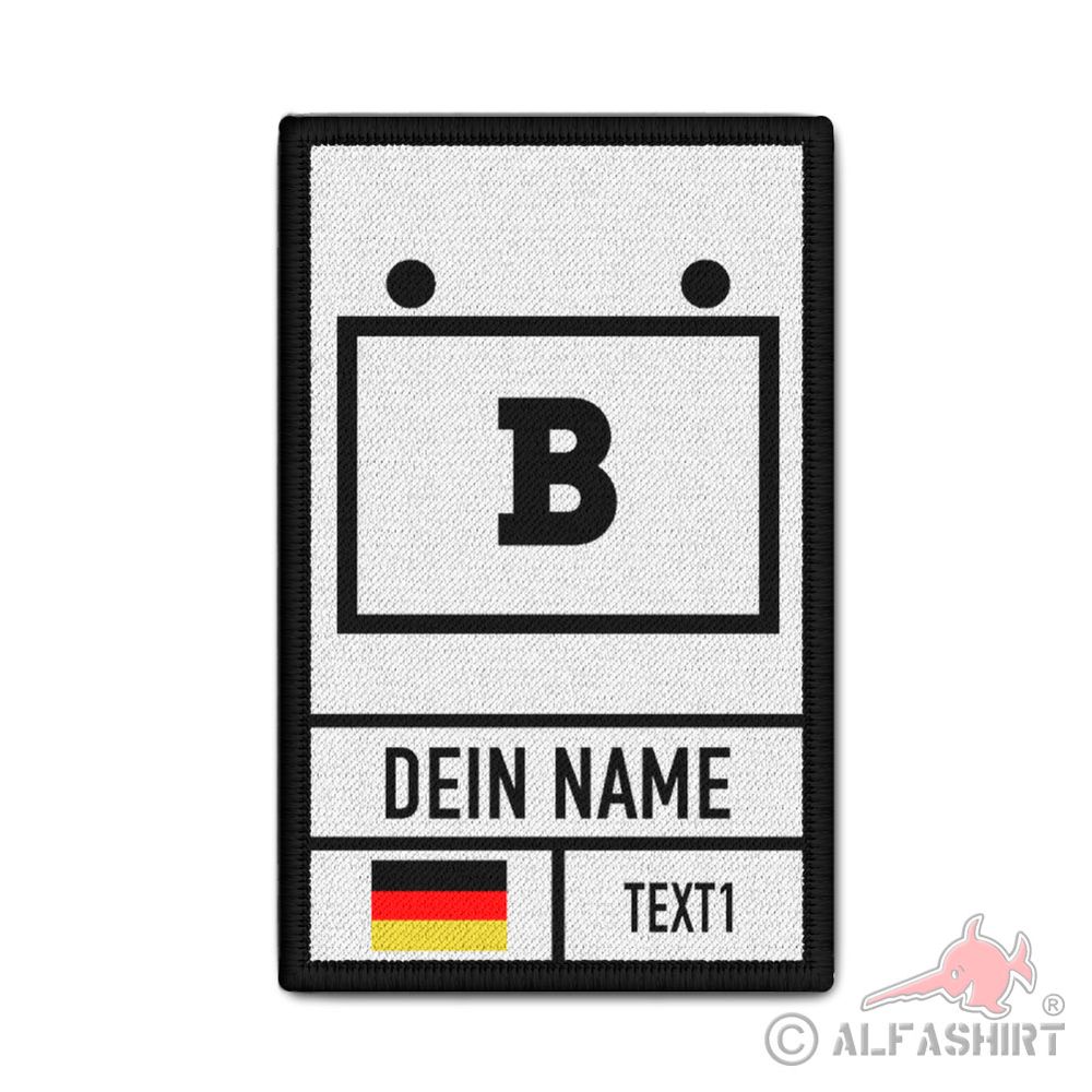 Patch Bergungsgruppe Fachgruppe Berge Personalized Tactical Sign #37700