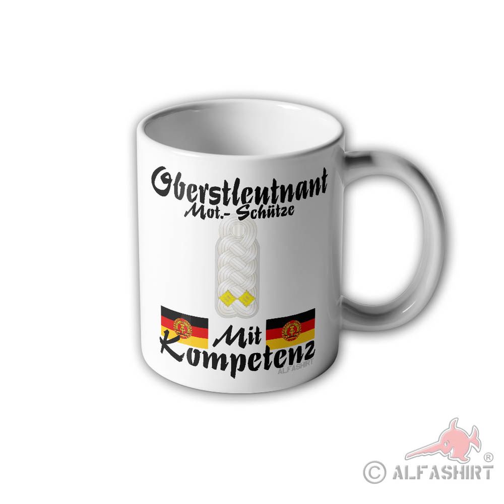 DDR Obersleutnant mit Kompetenz Mot Schütze Schulterklappe Dienstgrad #31007