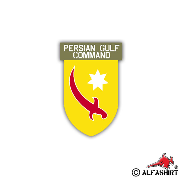 Sticker Persian Gulf Command US Army USA America 7x4,5cm A1104