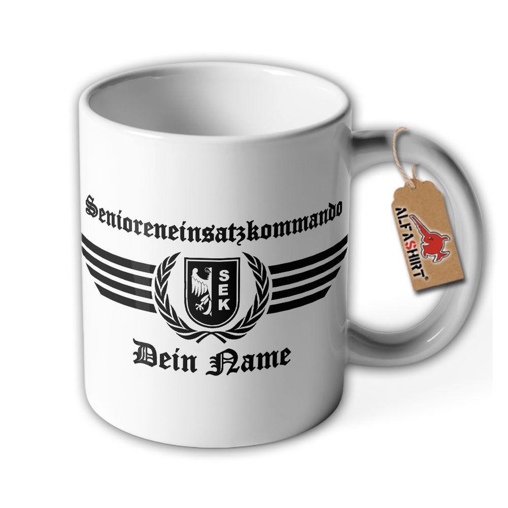 Tasse Senioreneinsatzkommando Personalisiert Geschenk Männer Last Minute #30387