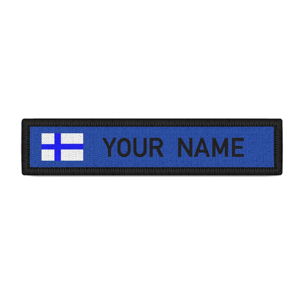 Namenspatch Finnland Landesflagge Name Patch Flagge Suomen tasavalta #25204