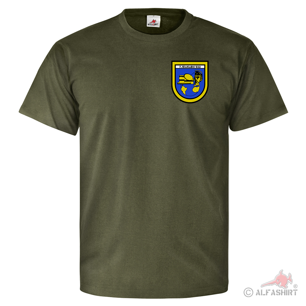 7 EloKaBtl 392 Abzeichen Wappen Kompanie Kampfführung Bataillon - T Shirt #25755