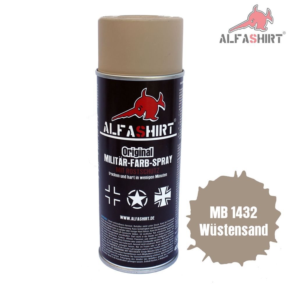 Farbspray MB 1432 Wüstensand für Mercedes Benz G Tarnung Farbe Lack #12843