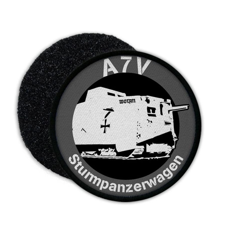 Patch A7V Panzer Sturmpanzerwagen Wotan Tank Abzeichen Besatzung Aufnäher #23240