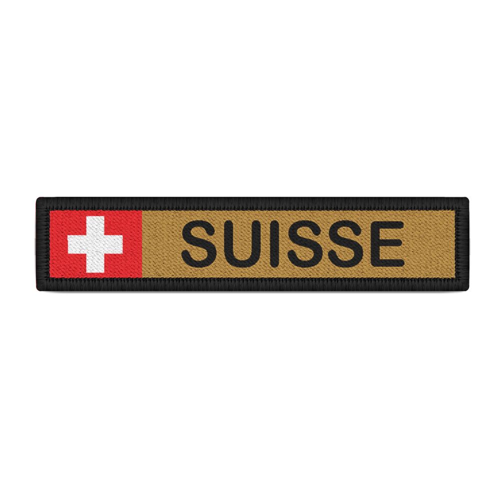 Swiss Suisse Namenspatch Aufnäher Fahne Landesflagge Armee Schweitzer#37216