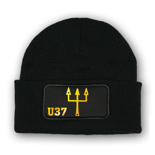 Mütze Beenie U37 U-Boot Unterseeboot Marine Dreizack Neptun Turm Marling #10889