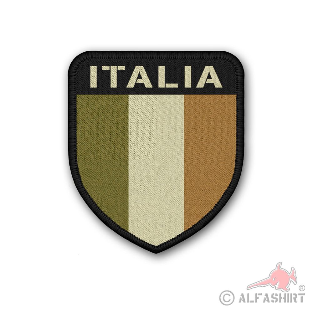 Patch ITALIA Emblem Tarn Militär Armee Aufnäher Italien Rom Army #26725