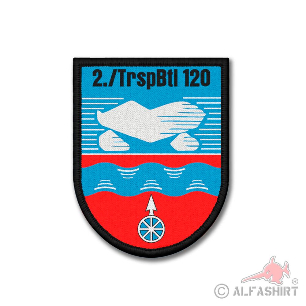 Patch 2.Transportbataillon 120 RHEINE TrspBtl Bundeswehr Wappen Aufnäher #40046