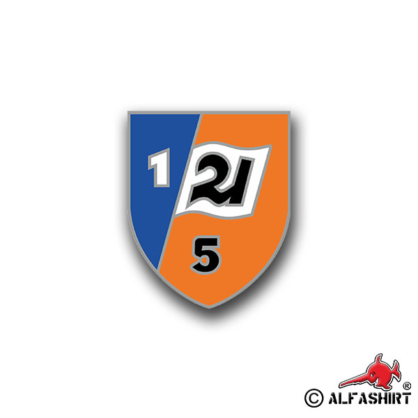 Aufkleber/Sticker 1 KpAufklBtl 5 Panzeraufklärunsbataillon Kompanie 7x6cm A1060