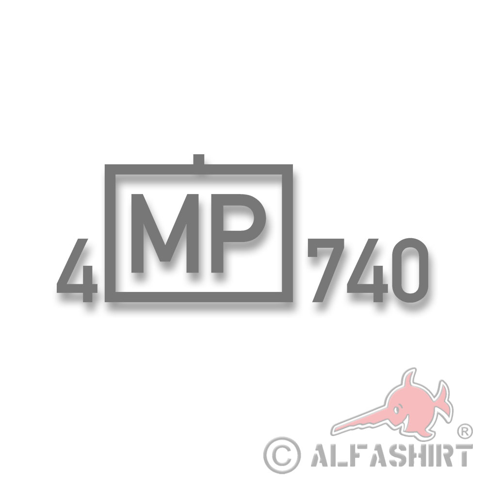 4 FJg 740 Tactical sign Feldjäger MP company sticker 36cm x 14cm # A5380