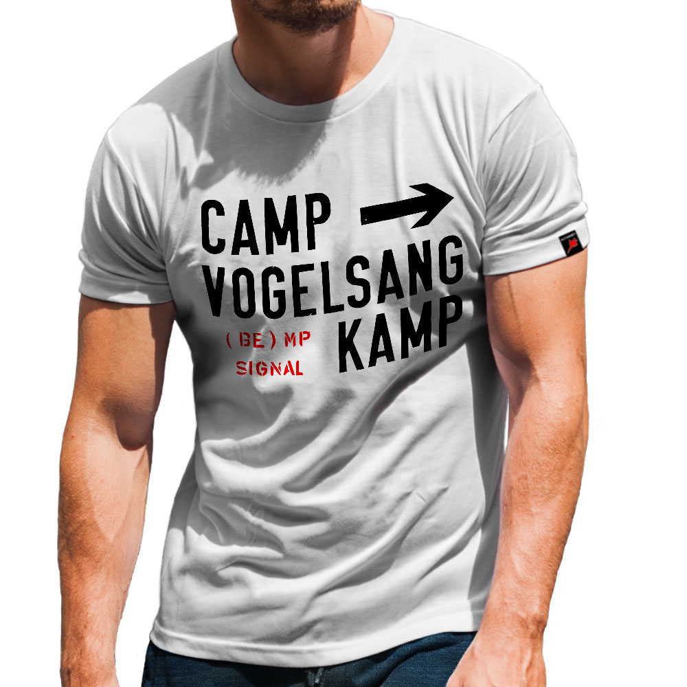 Camp Vogelsang Schild Belgische Armee Eifel Ordensburg T-Shirt #31403
