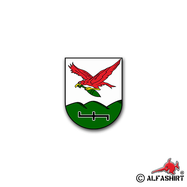 Aufkleber/Sticker 6 PzGrentl 32 Panzergrenadierbataillon Mörsertrupp 6x7cm A1601