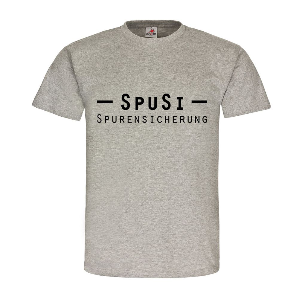SpuSi Spurensicherung Polizei Kripo Forensik Kriminaltechnik T-Shirt#23107