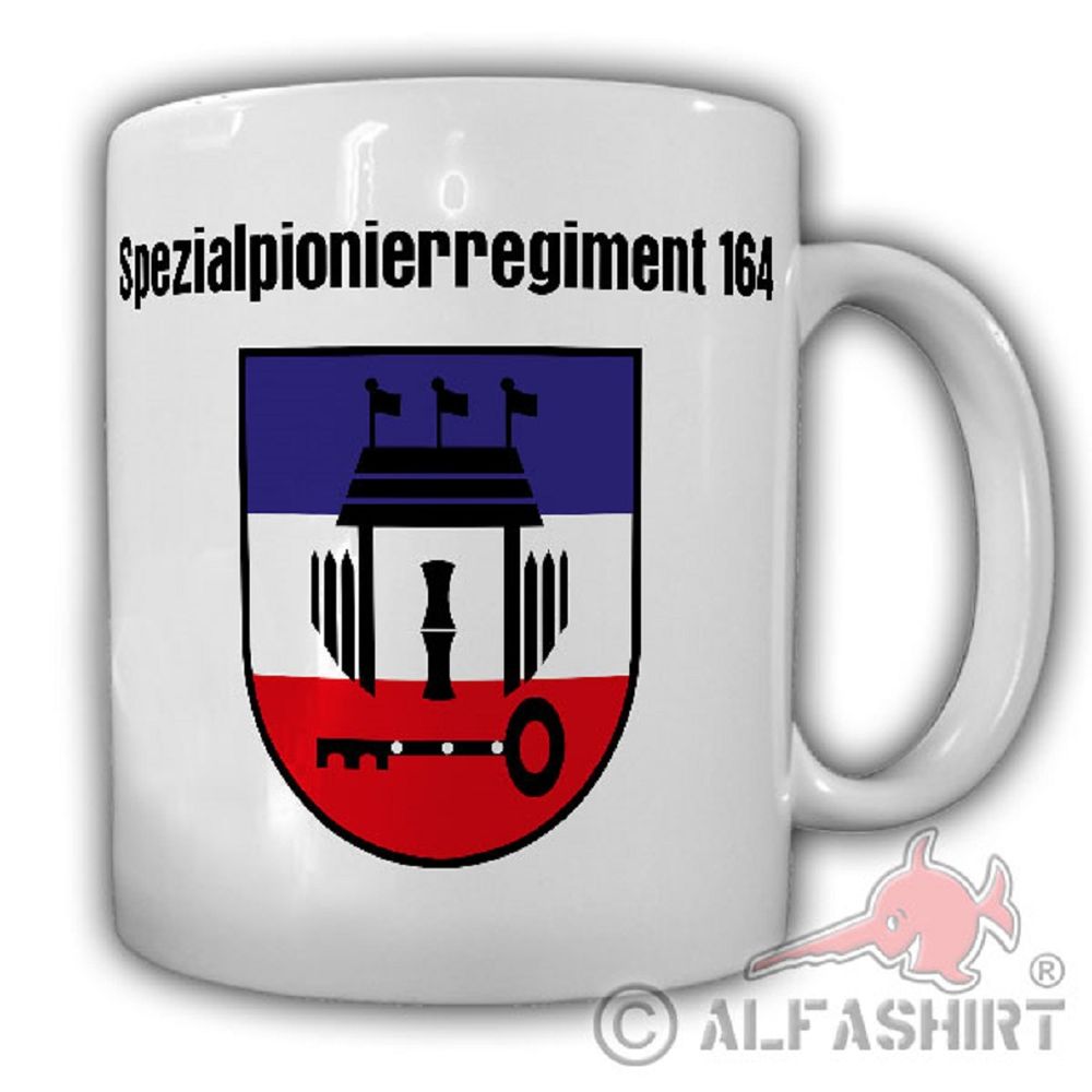 Spezialpionierregiment 164 SpezPiRgt Husum Bundeswehr Julius Leber Tasse #20111