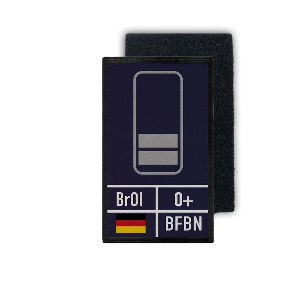 Rank Patch Brandoberinspektor Dienstgradabzeichen Feuerwehr 9,8x6cm#33556