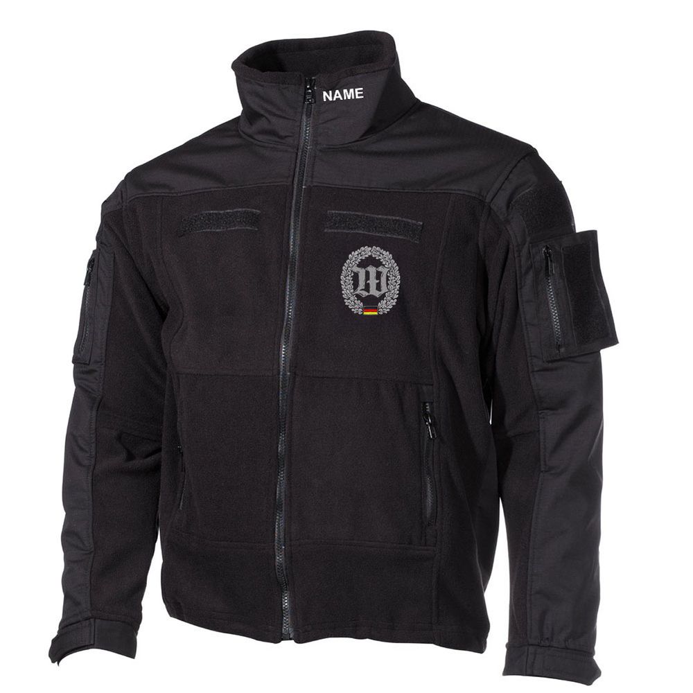 Combat Fleecjacke Gestickt Wachbataillon Wachsoldat Barett-Abzeichen #30561