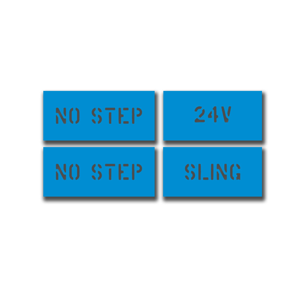 Paint stencil sticker set of 4 HMMWV Humvee US Army #A7337