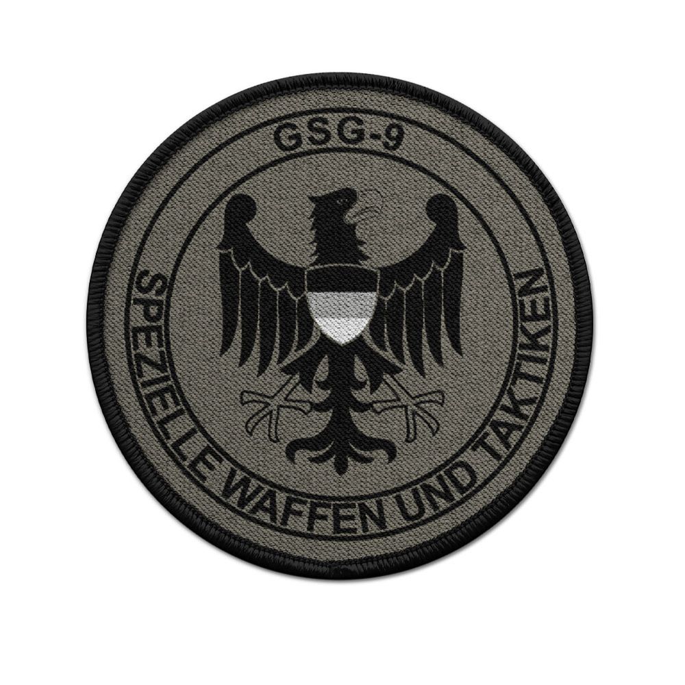 Bundespolizei Steingrau Spezialeinheit Bundesgrenzschutz Oliv Patch #32462
