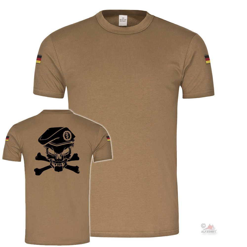 Sani Skull Paramedic First Aid Medic Medical Service BW Tropical Shirt # 19772