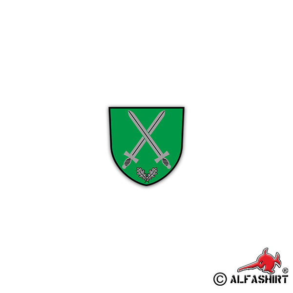 Sticker HSchBtl 842 Homeland Security Battalion Potsdam BW Hunter 7x7cm A2520
