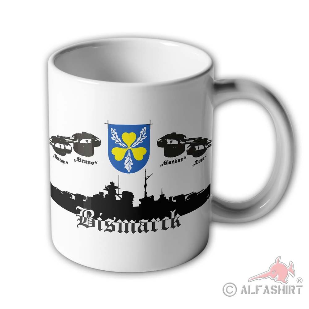 Schlachtschiff Bismarck Schiff 1939 Marine Deutschland Tasse #316