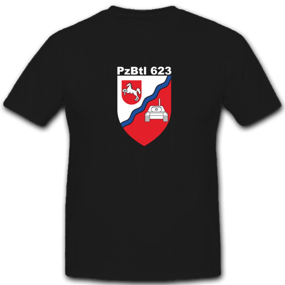 PzBtl 623 Panzerbataillon Panzer Bataillon Wappen Emblem - T Shirt #4892