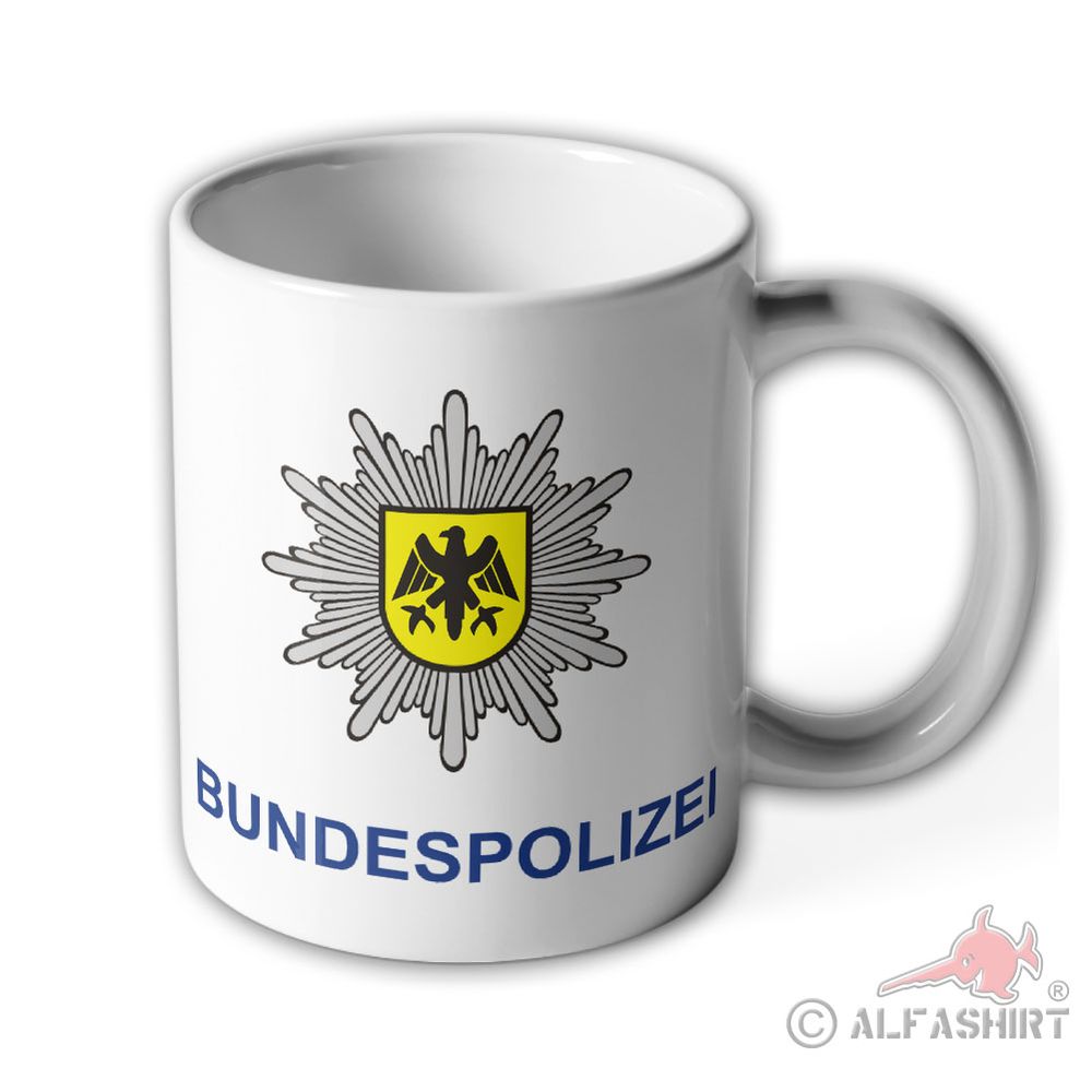 Bundespolizei Bundesgrenzschutz BGS GSG9 Polizei Deutschland BRD Adler Wappen - Tasse #8114 